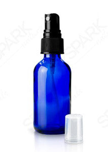 Blue Glass Spray Bottle